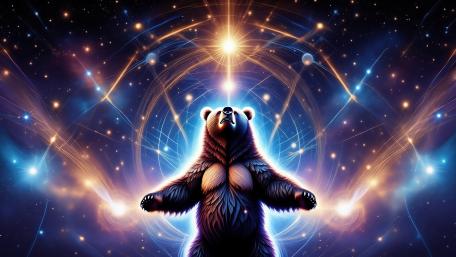 Cosmic Bear wallpaper