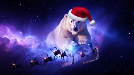 Christmas Bear wallpaper