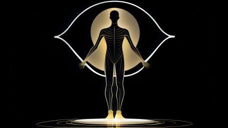 Mystical Vision of the Human Form wallpaper