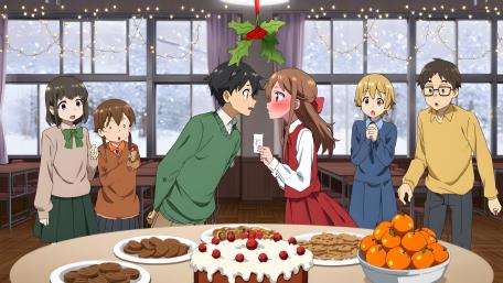 Anime Christmas Party wallpaper