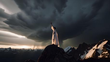 Watching The Coming Storm wallpaper