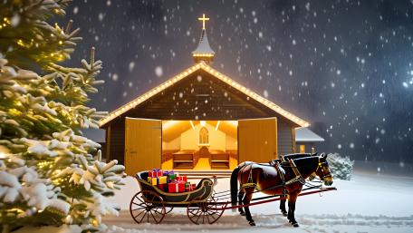 Getting The Sleigh Ready wallpaper