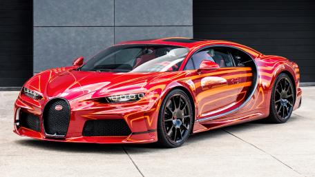 Bugatti Chiron Super Sport Scarlet Fury 4K Luxury Wallpaper wallpaper