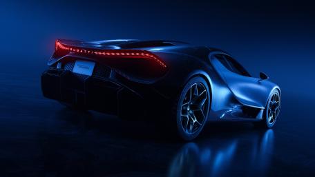 Bugatti Tourbillon Dreamcar in Midnight Blue 4K Glow wallpaper