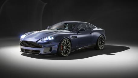 Aston Martin Vanquish Blue Midnight Studio Dreamcar Wallpaper wallpaper