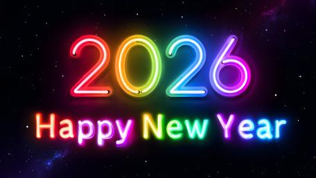 Happy 2026 wallpaper