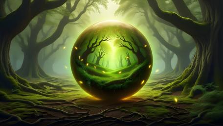 Forest Reflections wallpaper