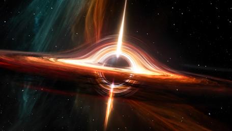 Black Hole Solar Feast wallpaper