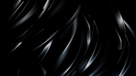 Midnight Gloss Waves in Monochrome Motion wallpaper