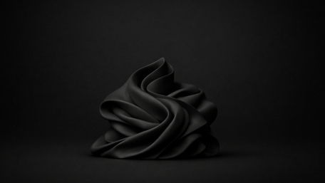 Midnight Spiral Sculpture in Monochrome Shadow wallpaper