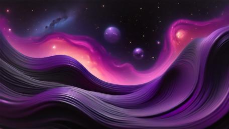 Purple Waves wallpaper