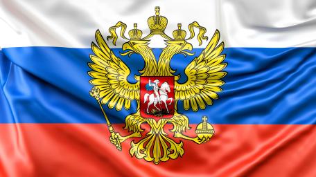 Coat of arms of Russia wallpaper