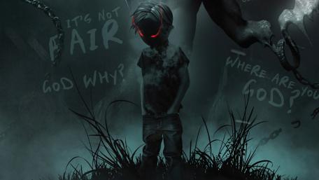 Lost Child of the Abyss with Burning Red Eyes wallpaper