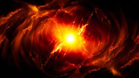 Fiery Vortex wallpaper