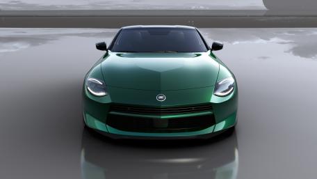 Emerald Nissan Z Front View 4K JDM Wallpaper wallpaper