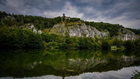 Stormy Reflections Over Naturpark Altmühltal Bavaria wallpaper