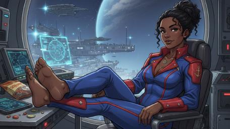 Space Cadet relaxing in her break!! wallpaper