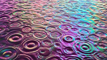Holographic Ripples wallpaper