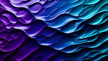 3D Waves wallpaper