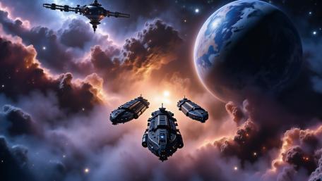 Space Nursery wallpaper