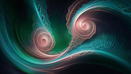Multi Colored Swirls wallpaper