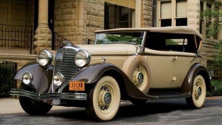 1933 Lincoln KA Dual Cowl Phaeton Classic Luxury in 4K wallpaper