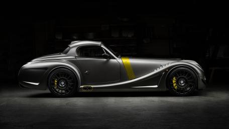 Morgan Plus 8 Shadowed Performance in Sleek Metallic Detail wallpaper
