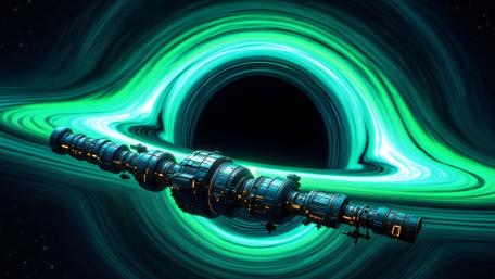 Black Hole Station wallpaper