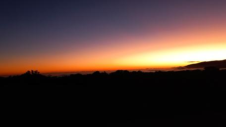 Twilight Horizon Over Silent Hills at Golden Sunset wallpaper