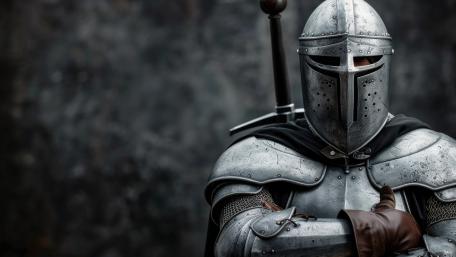 Steel Sentinel of the Forgotten Realm wallpaper