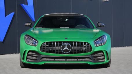 Emerald Mercedes AMG GT R Front View 5K Performance Wallpaper wallpaper