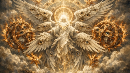 Seraphic Guardian of the Burning Heavens wallpaper