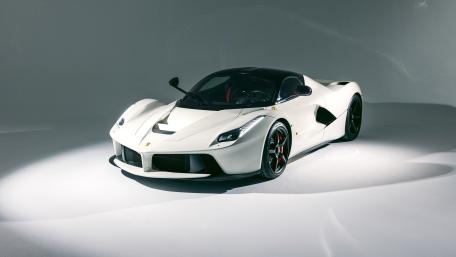 White Laferrari wallpaper