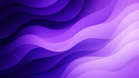 Luminous Purple Waves Flowing Through Abstract Layers wallpaper