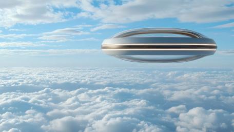 Silent Sky Voyager Above Endless Cloud Seas in 5K wallpaper