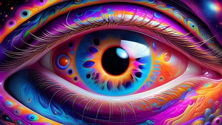 Staring Cosmic Eye wallpaper