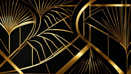 Avant Garde In Gold wallpaper