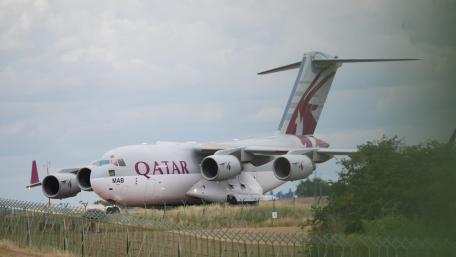 qatar c17 at riat 2025 wallpaper