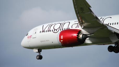 Virgin 787-9 Dreamliner wallpaper