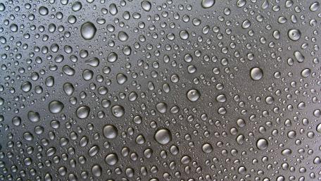 Silver Dewdrops on Glass Abstract Moisture Texture wallpaper