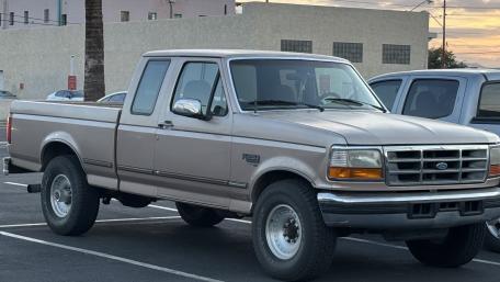 Classic Ford Pickup Truck in Evening Light wallpaper