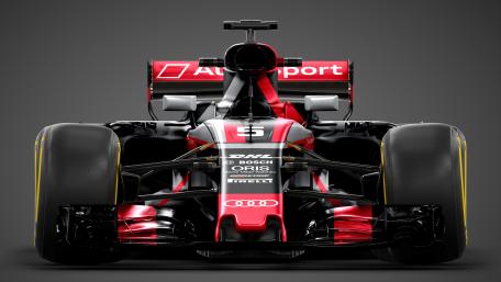 Audi F1 Concept Racer Front View in Ultra Sharp 4K wallpaper