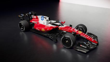 Ferrari Formula One Machine In Studio Light 4K Speed Aesthetic wallpaper