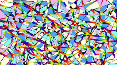 Abstraction. Stained-glass effects. 2026 wallpaper