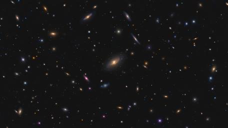 Galactic Deep Field Drift in the Infinite Universe wallpaper