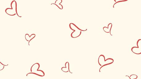 Whispered Love Hearts on Soft White Minimal Pattern Wallpaper wallpaper