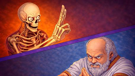 Skeleton vs Socrates (JJK) wallpaper