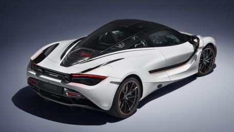 McLaren 750S Supercar Elegance in Crisp 4K Rear Three Quarter View wallpaper