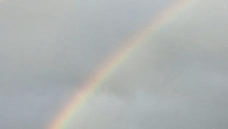 Rainbow In The Clouds wallpaper