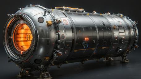 Glowing Reactor Engine Core in Ultra Detailed 4K Sci Tech wallpaper